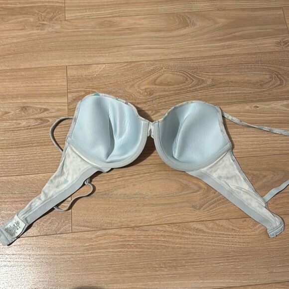 Calvin Klein Blue Floral Print Size 36C - Picture 2 of 3